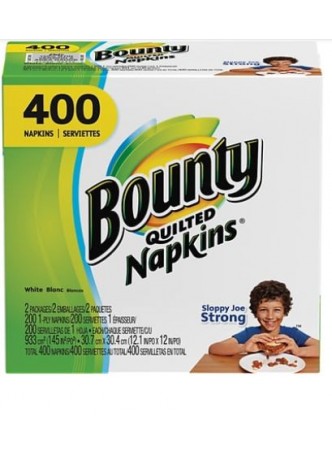 Bounty Napkins 400/Pack